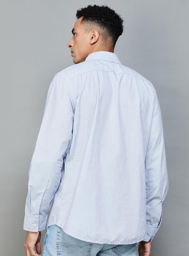 AMERICAN EAGLE Men Solid Regular Fit Casual Shirt