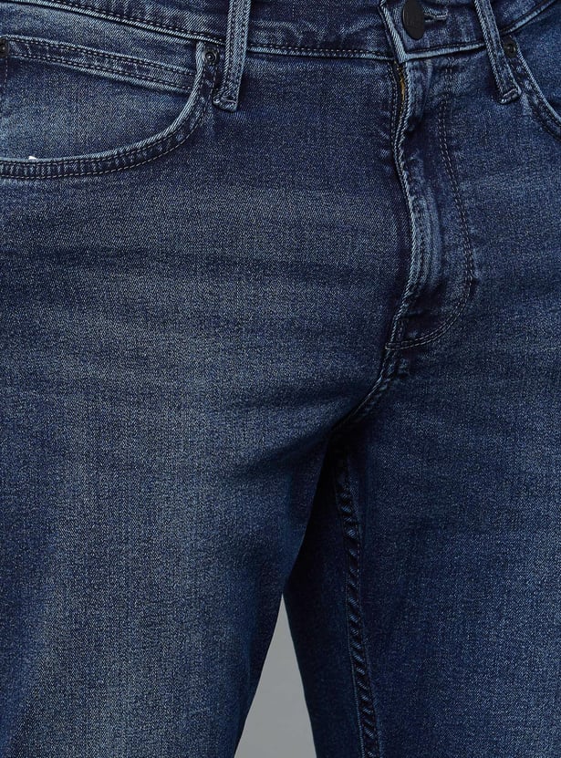 LEE Men Washed Regular Tapered Jeans