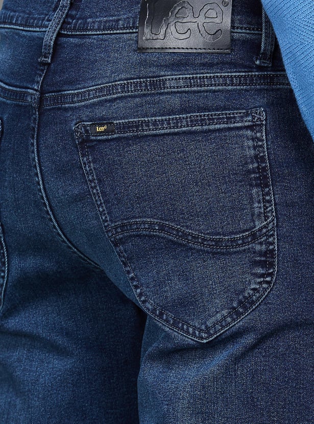 LEE Men Washed Regular Tapered Jeans