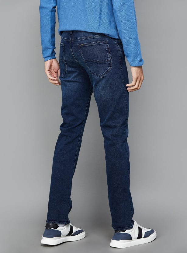 LEE Men Washed Regular Tapered Jeans