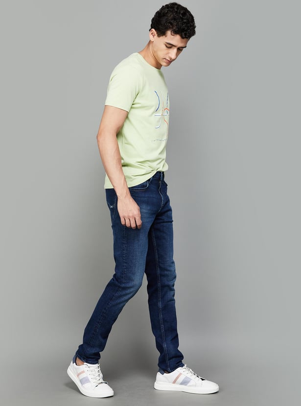 LEE Men Washed Skinny Fit Jeans