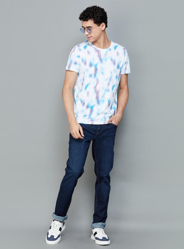 LEE Men Washed Slim Straight Jeans