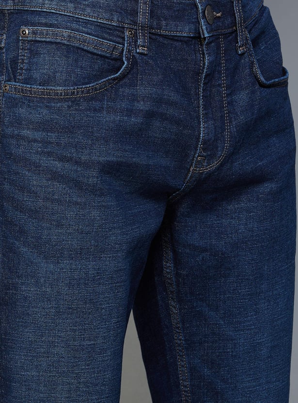 LEE Men Washed Slim Straight Jeans