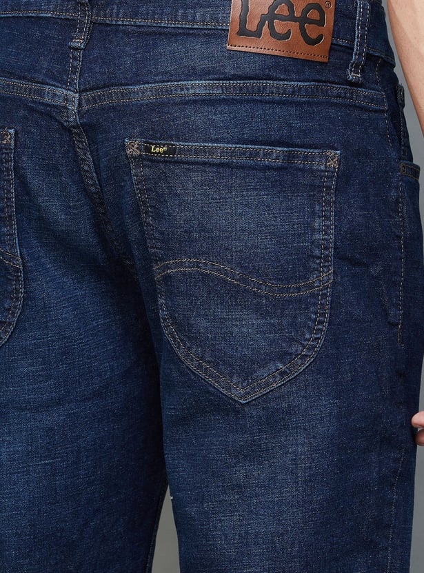 LEE Men Washed Slim Straight Jeans