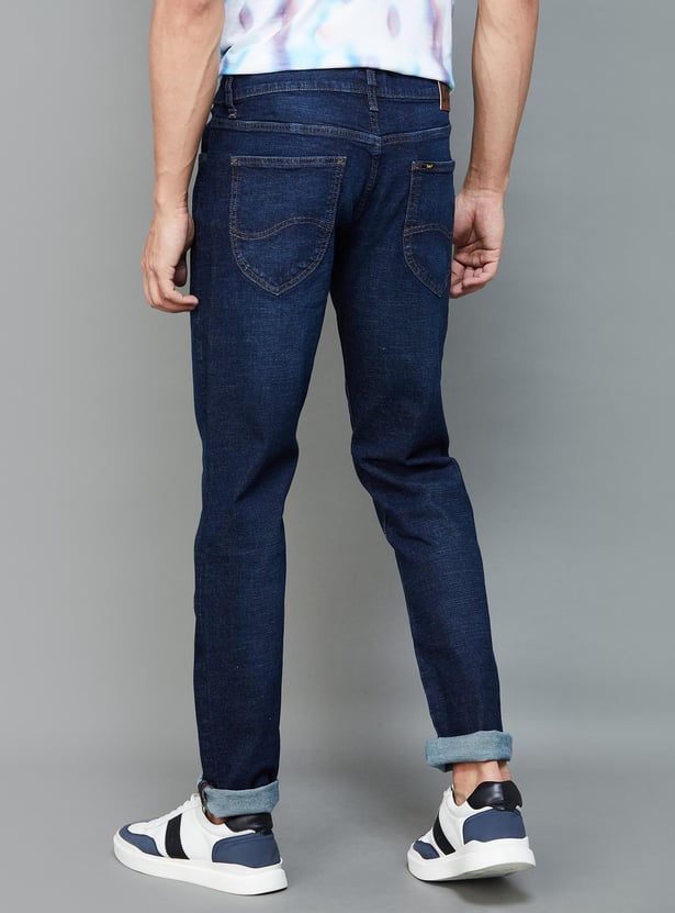 LEE Men Washed Slim Straight Jeans