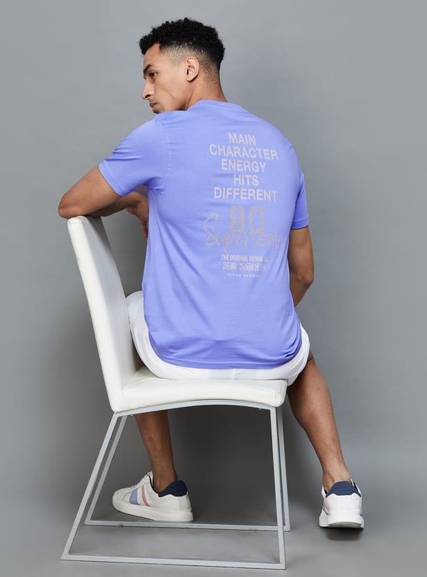 FLYING MACHINE Men Typography Printed T-shirt