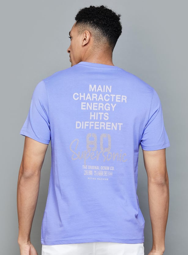 FLYING MACHINE Men Typography Printed T-shirt