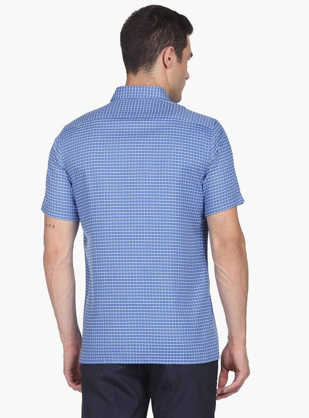 ARROW Men Checked Regular Fit Formal Shirt