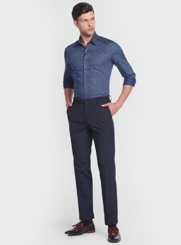 ARROW Men Printed Twill Slim Fit Formal Shirt