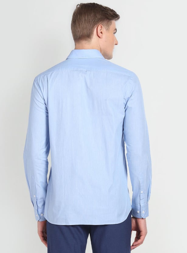 ARROW Men Solid Manhattan Slim Fit Formal Shirt