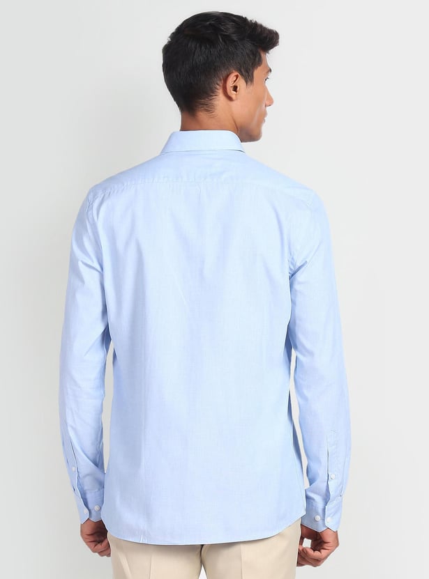 ARROW Men Solid Manhattan Formal Shirt (Slim)