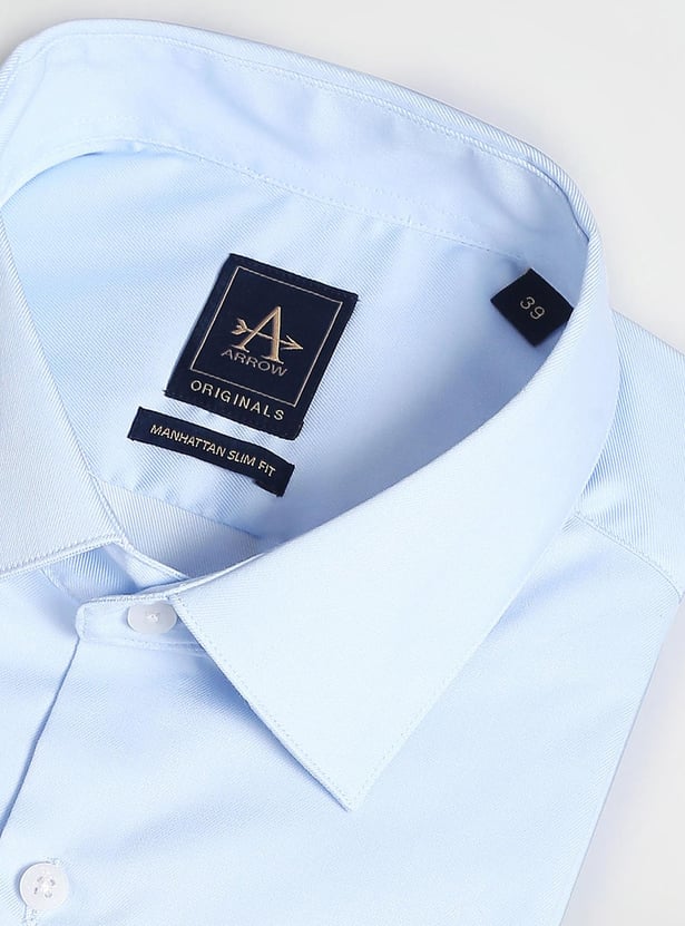 ARROW Men Solid Slim Fit Formal Shirt