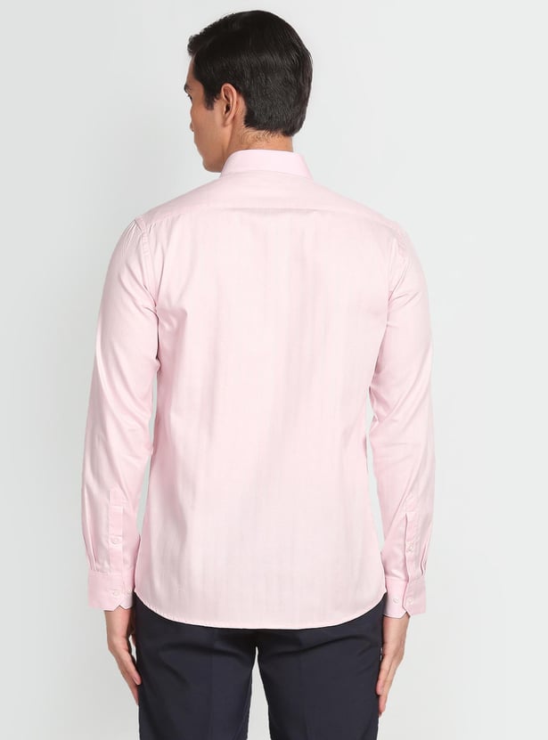 ARROW Men Textured Slim Fit Formal Shirt