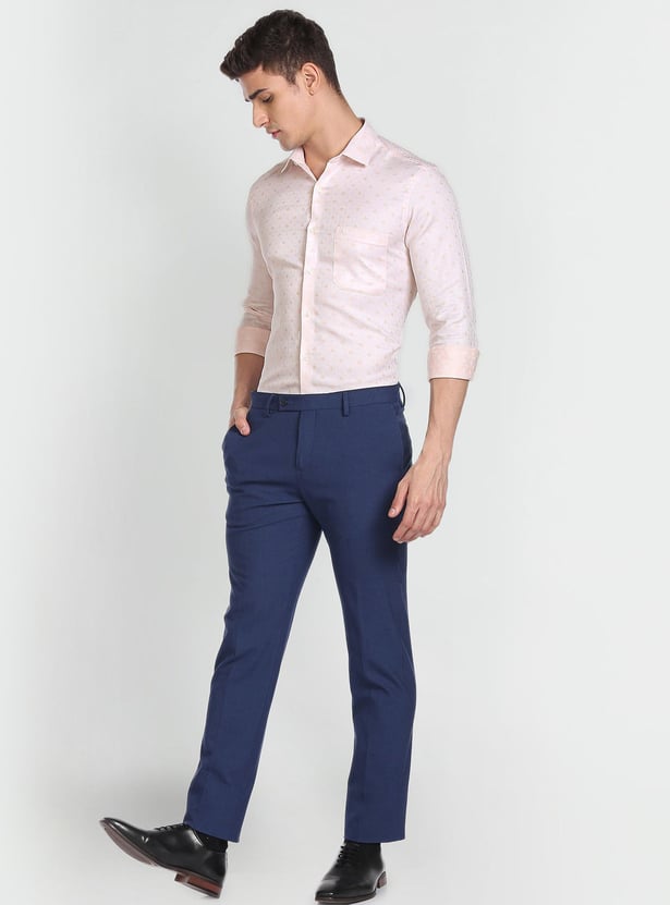 ARROW Men Printed Manhattan Formal Shirt (Slim Fit)