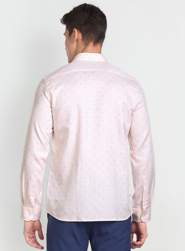 ARROW Men Printed Manhattan Formal Shirt (Slim Fit)