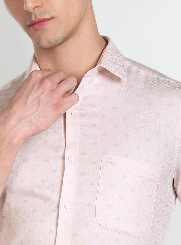 ARROW Men Printed Manhattan Formal Shirt (Slim Fit)