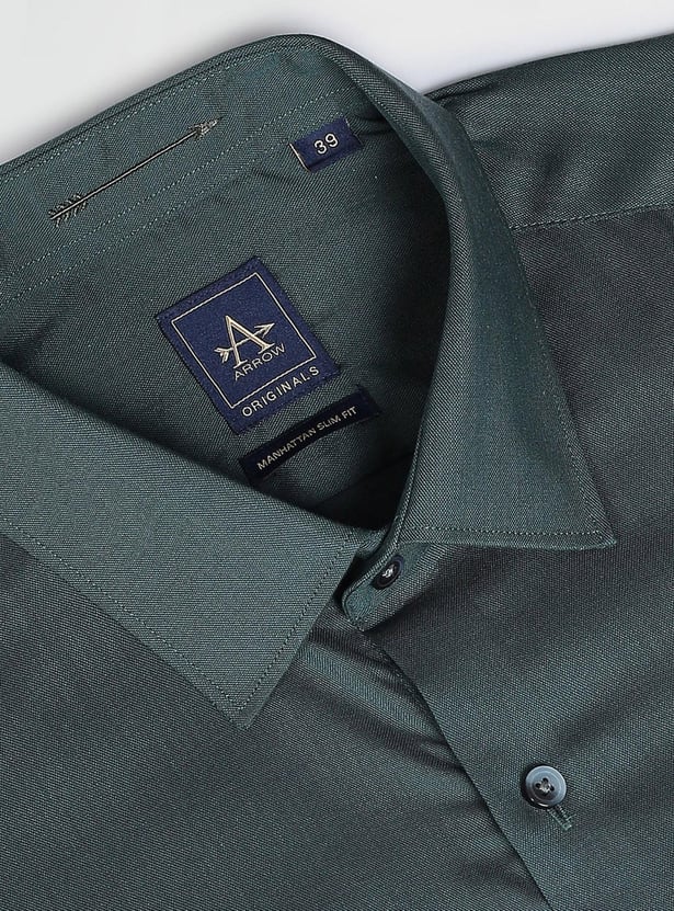 ARROW Men Solid Slim Fit Formal Shirt