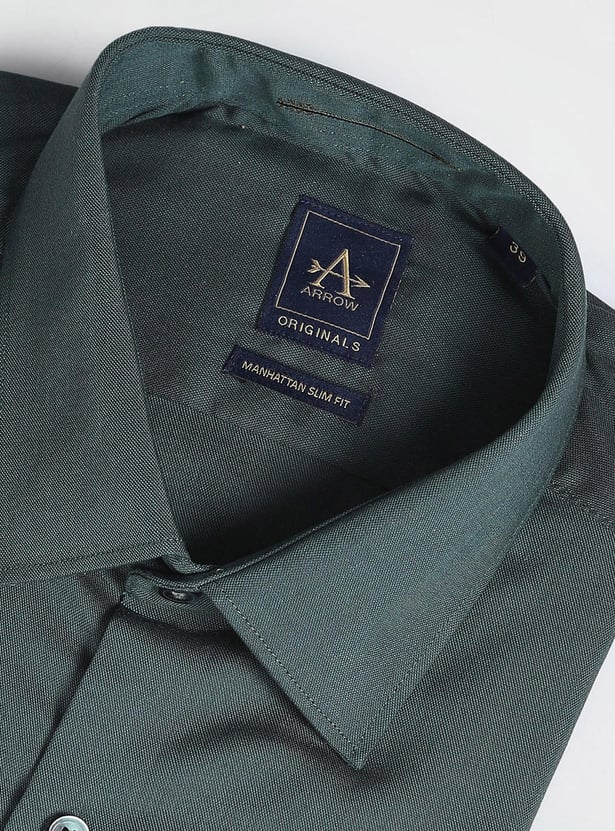 ARROW Men Solid Slim Fit Formal Shirt
