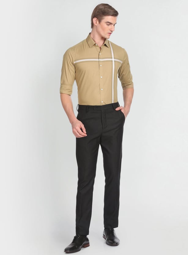 ARROW Men Striped Regular Fit Slim Shirt