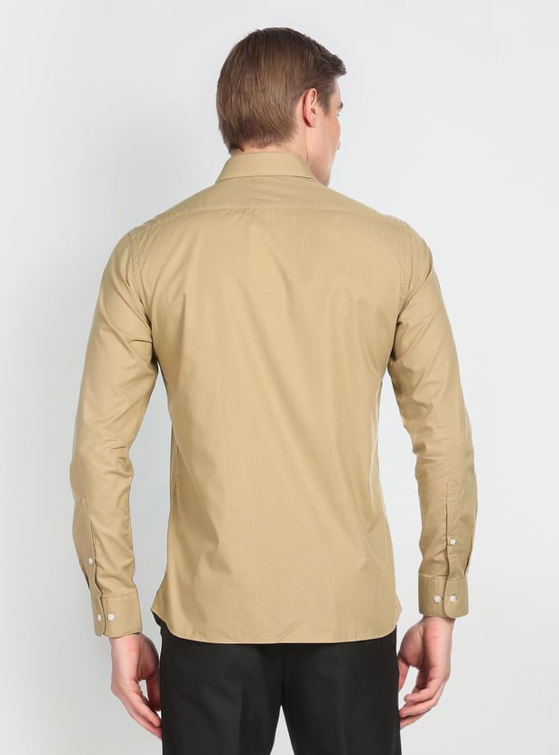 ARROW Men Striped Regular Fit Slim Shirt