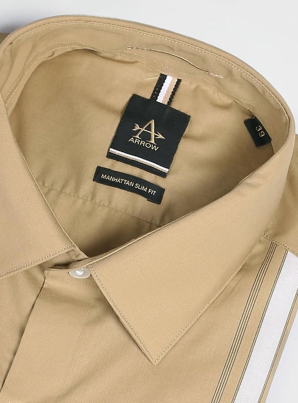 ARROW Men Striped Regular Fit Slim Shirt