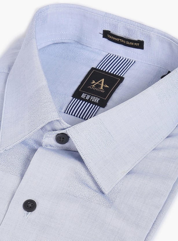 ARROW NEW YORK Men Solid Manhattan Formal Shirt (Slim)