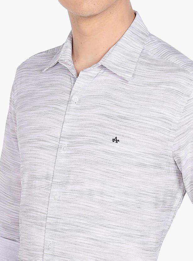 ARROW NEW YORK Men Printed Manhattan Formal Shirt (Slim)