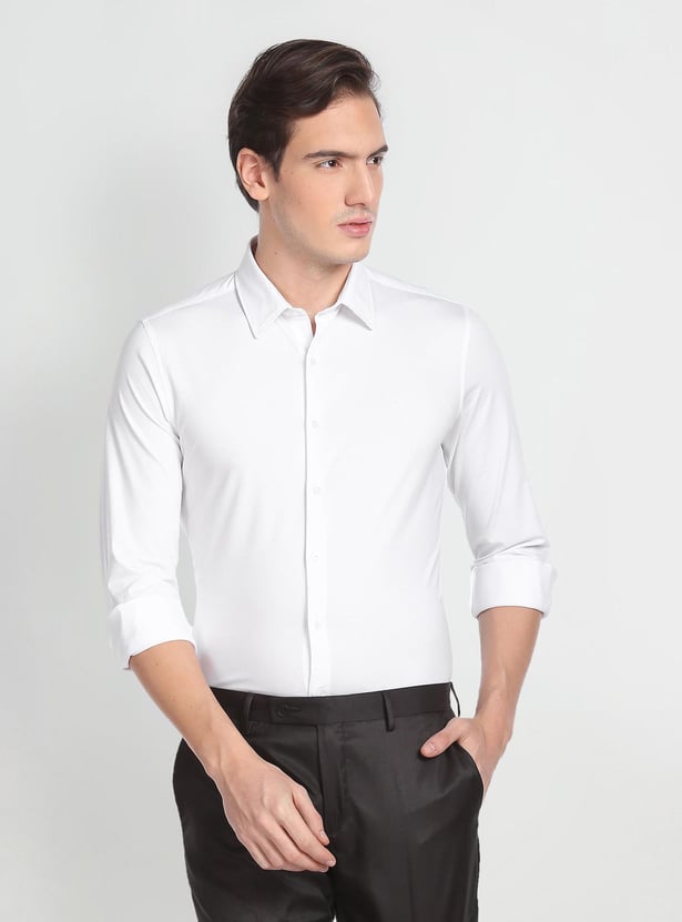 ARROW NEW YORK Men Solid Manhattan Formal Shirt (Slim)
