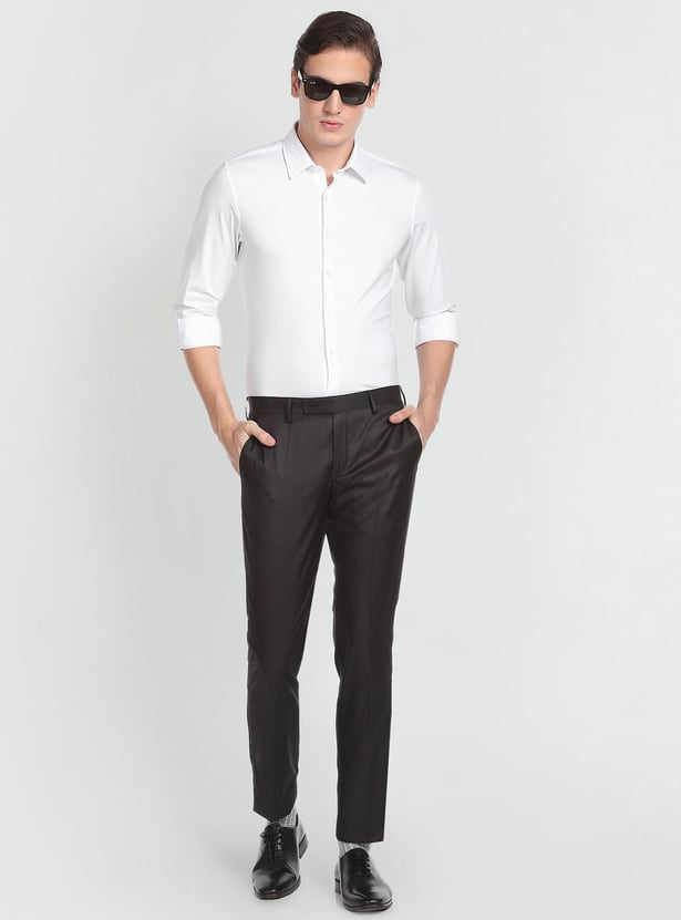 ARROW NEW YORK Men Solid Manhattan Formal Shirt (Slim)