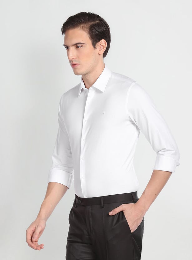 ARROW NEW YORK Men Solid Manhattan Formal Shirt (Slim)
