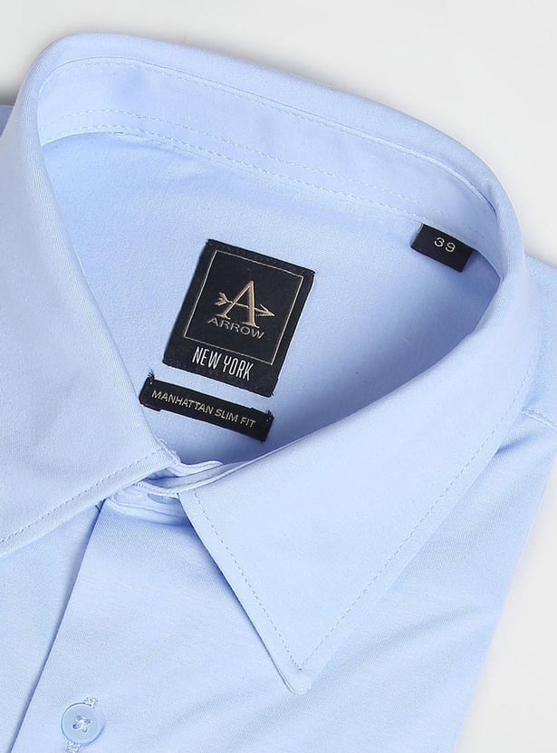 ARROW NEW YORK Men Solid Manhattan Formal Shirt (Slim)