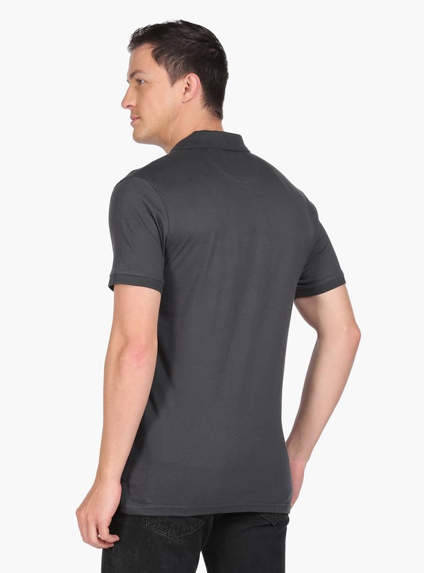 ARROW Men Printed Regular Fit Polo T-shirt