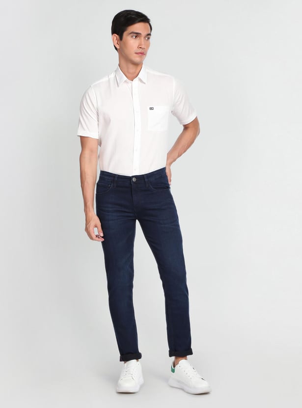 ARROW SPORT Men Dark Washed Justin Jeans (Skinny)