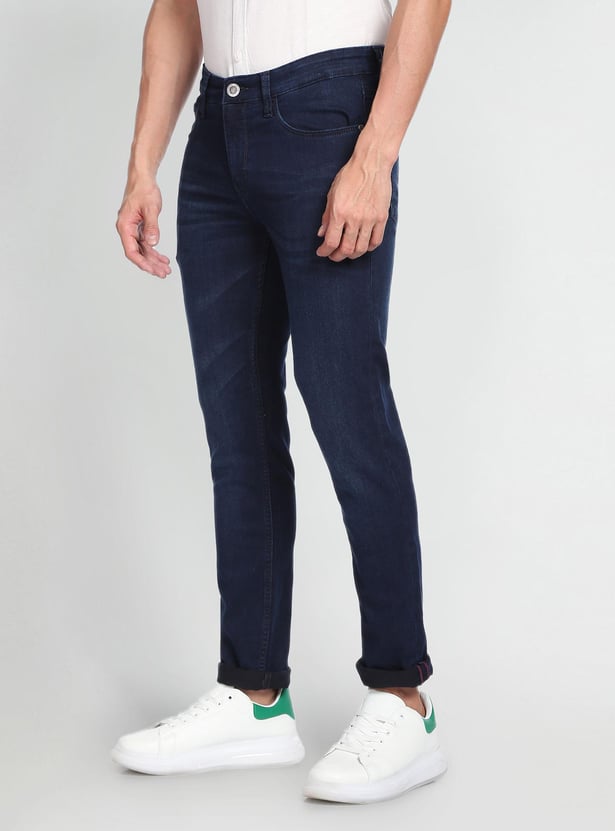 ARROW SPORT Men Dark Washed Justin Jeans (Skinny)