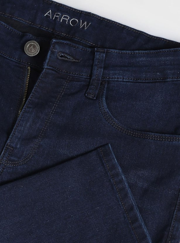 ARROW SPORT Men Dark Washed Justin Jeans (Skinny)