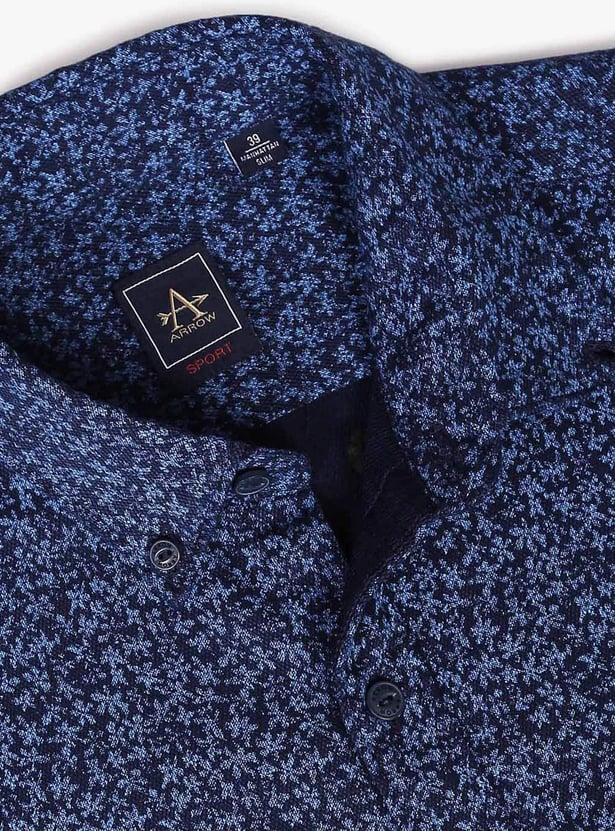 ARROW SPORT Men Floral Print Manhattan Shirt (Slim)