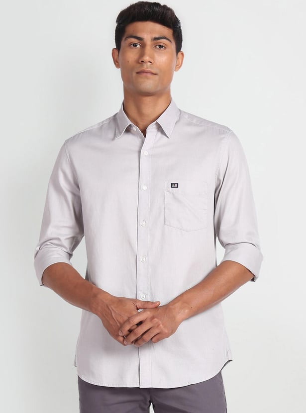 ARROW SPORT Men Solid Manhattan Casual Shirt (Slim)