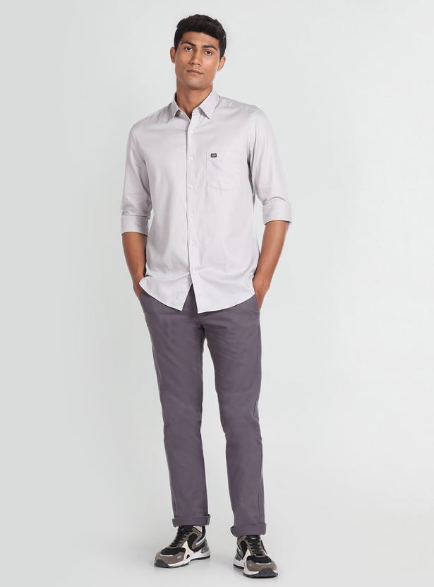 ARROW SPORT Men Solid Manhattan Casual Shirt (Slim)