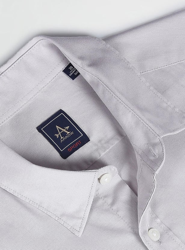 ARROW SPORT Men Solid Manhattan Casual Shirt (Slim)