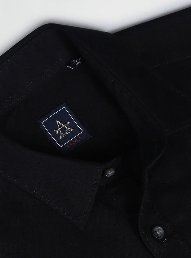ARROW SPORT Men Solid Slim Fit Casual Shirt