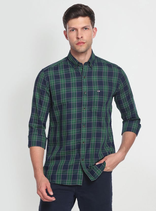 ARROW SPORT Men Checked Slim Fit Casual Shirt