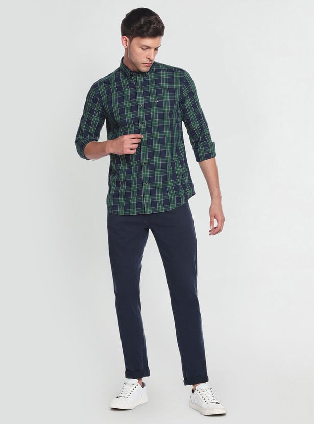 ARROW SPORT Men Checked Slim Fit Casual Shirt