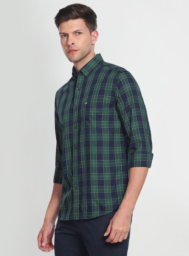 ARROW SPORT Men Checked Slim Fit Casual Shirt