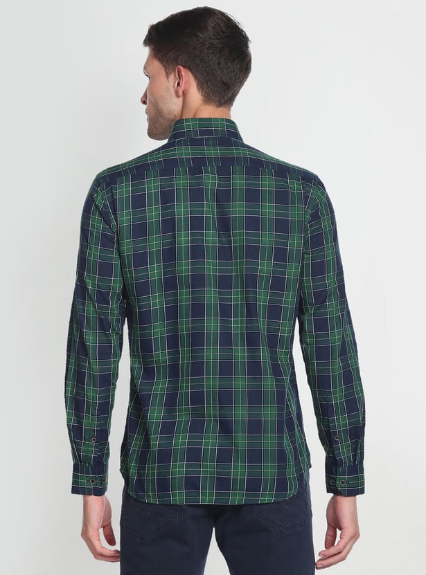 ARROW SPORT Men Checked Slim Fit Casual Shirt