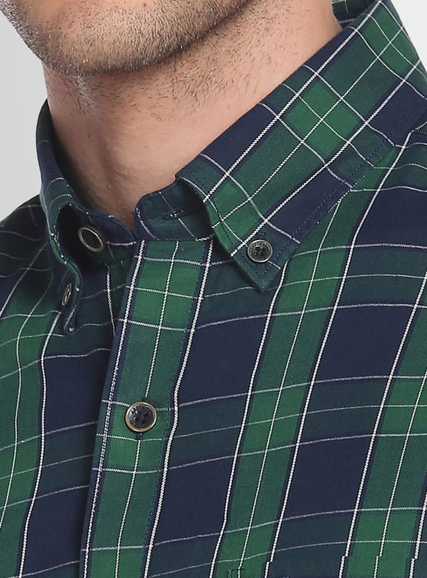 ARROW SPORT Men Checked Slim Fit Casual Shirt