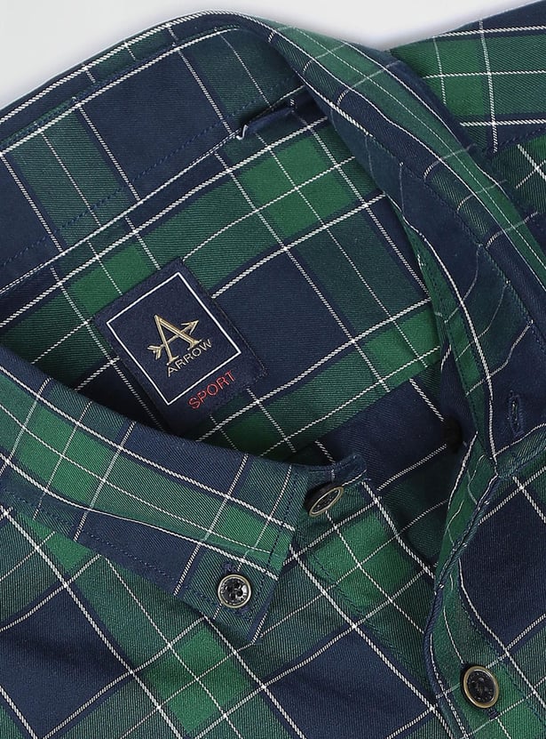 ARROW SPORT Men Checked Slim Fit Casual Shirt