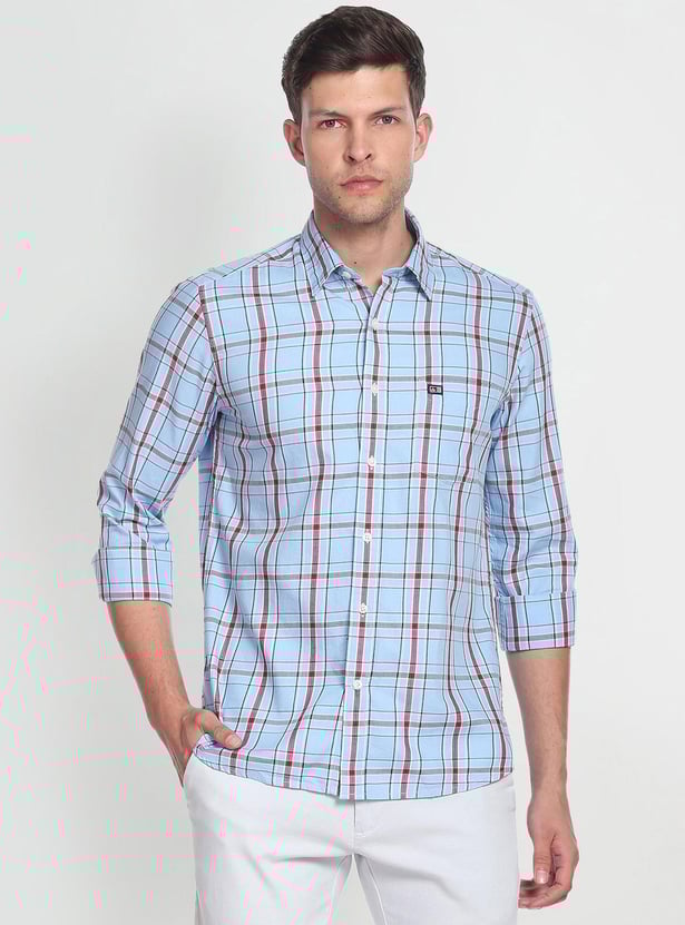 ARROW SPORT Men Tartan Check Slim Fit Casual Shirt