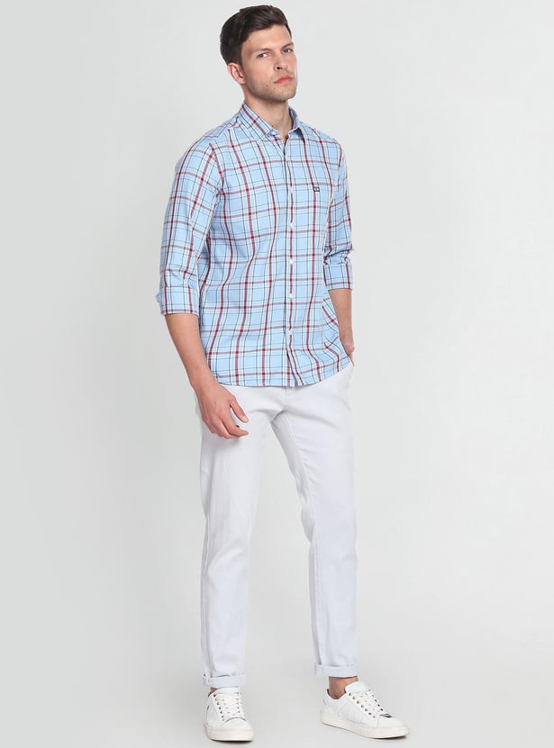 ARROW SPORT Men Tartan Check Slim Fit Casual Shirt
