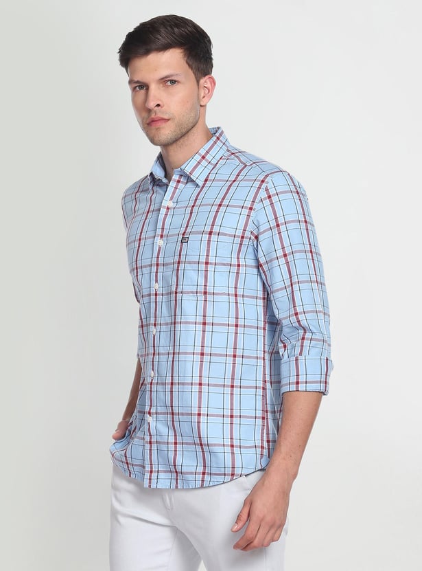 ARROW SPORT Men Tartan Check Slim Fit Casual Shirt