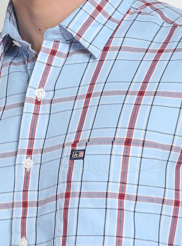 ARROW SPORT Men Tartan Check Slim Fit Casual Shirt